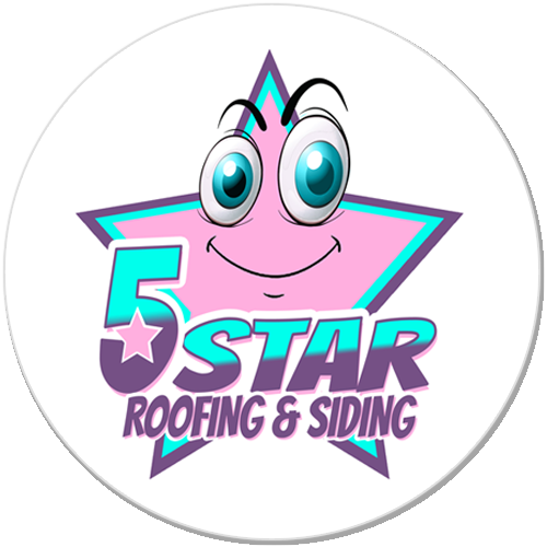 5 Star Roofing and Siding Logo